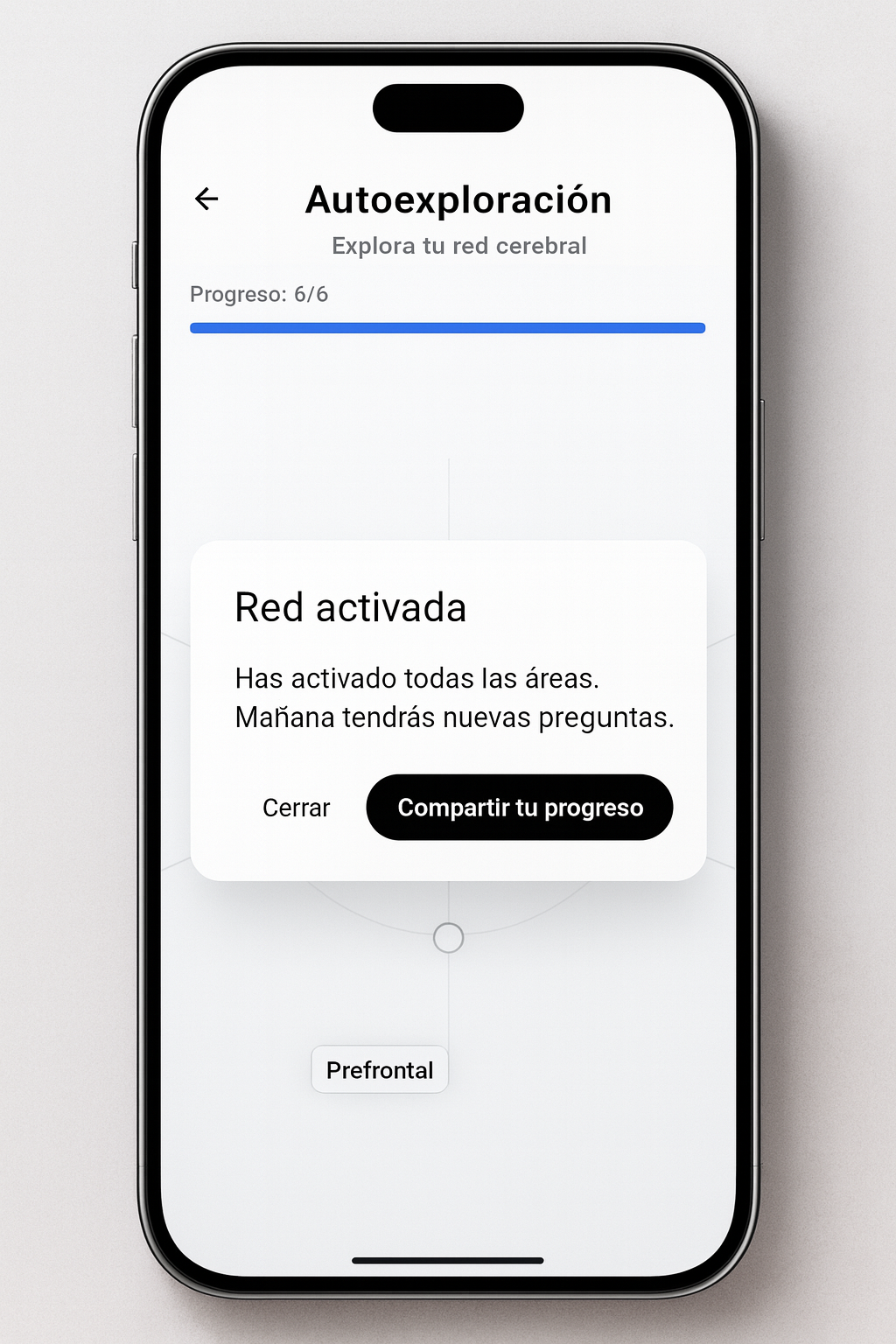 Vista previa de la app Temotiva